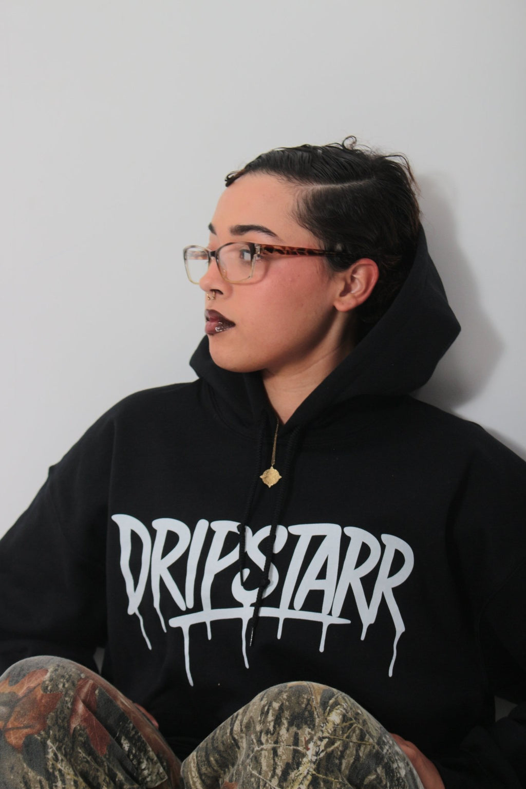 Black "DripTop" Hoodie - Drip Starr