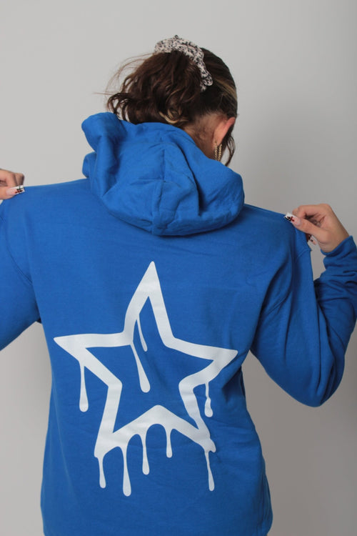 Blue "DripTop" Hoodie - Drip Starr