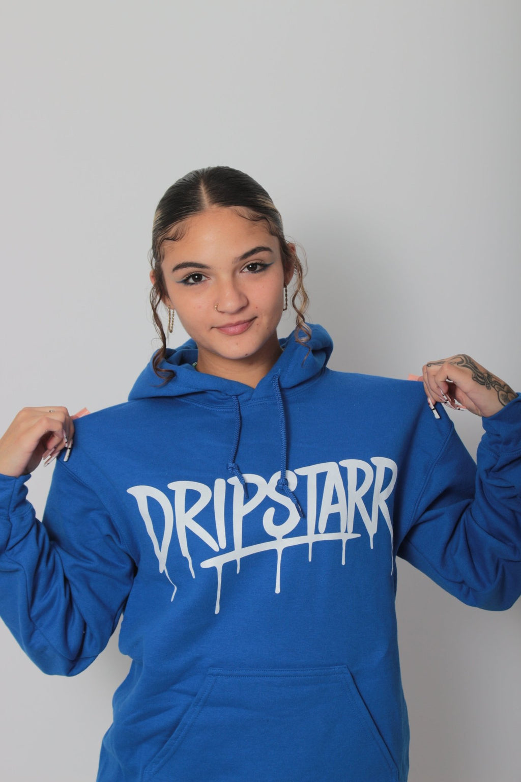 Blue "DripTop" Hoodie - Drip Starr