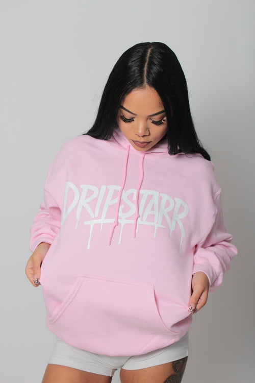Pink "DripTop" Hoodie - Drip Starr