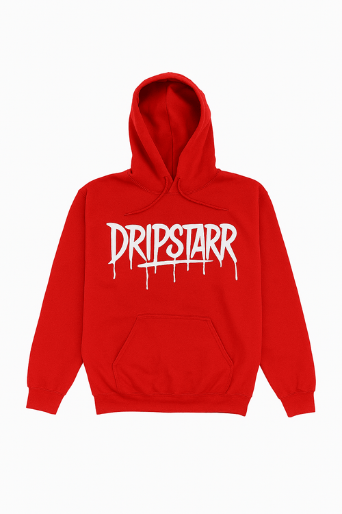 Red "DripTop" Hoodie - Drip Starr