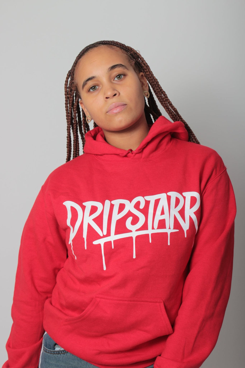 Red "DripTop" Hoodie - Drip Starr