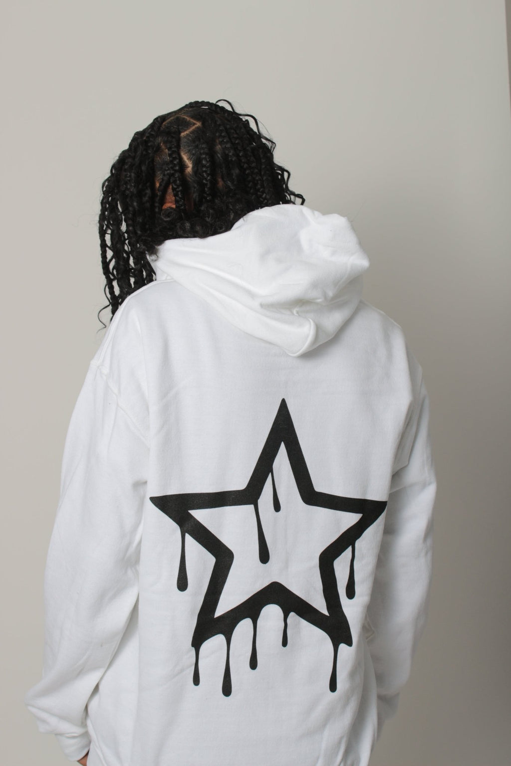 White "DripTop Hoodie - Drip Starr