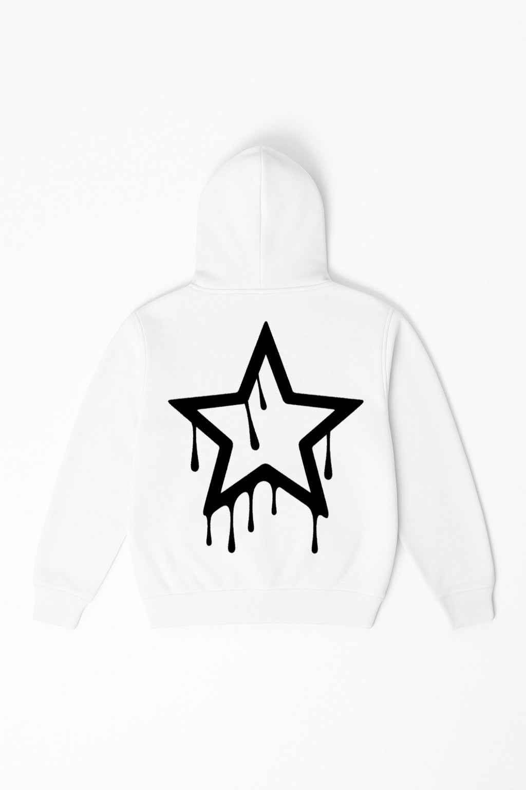 White "DripTop Hoodie - Drip Starr