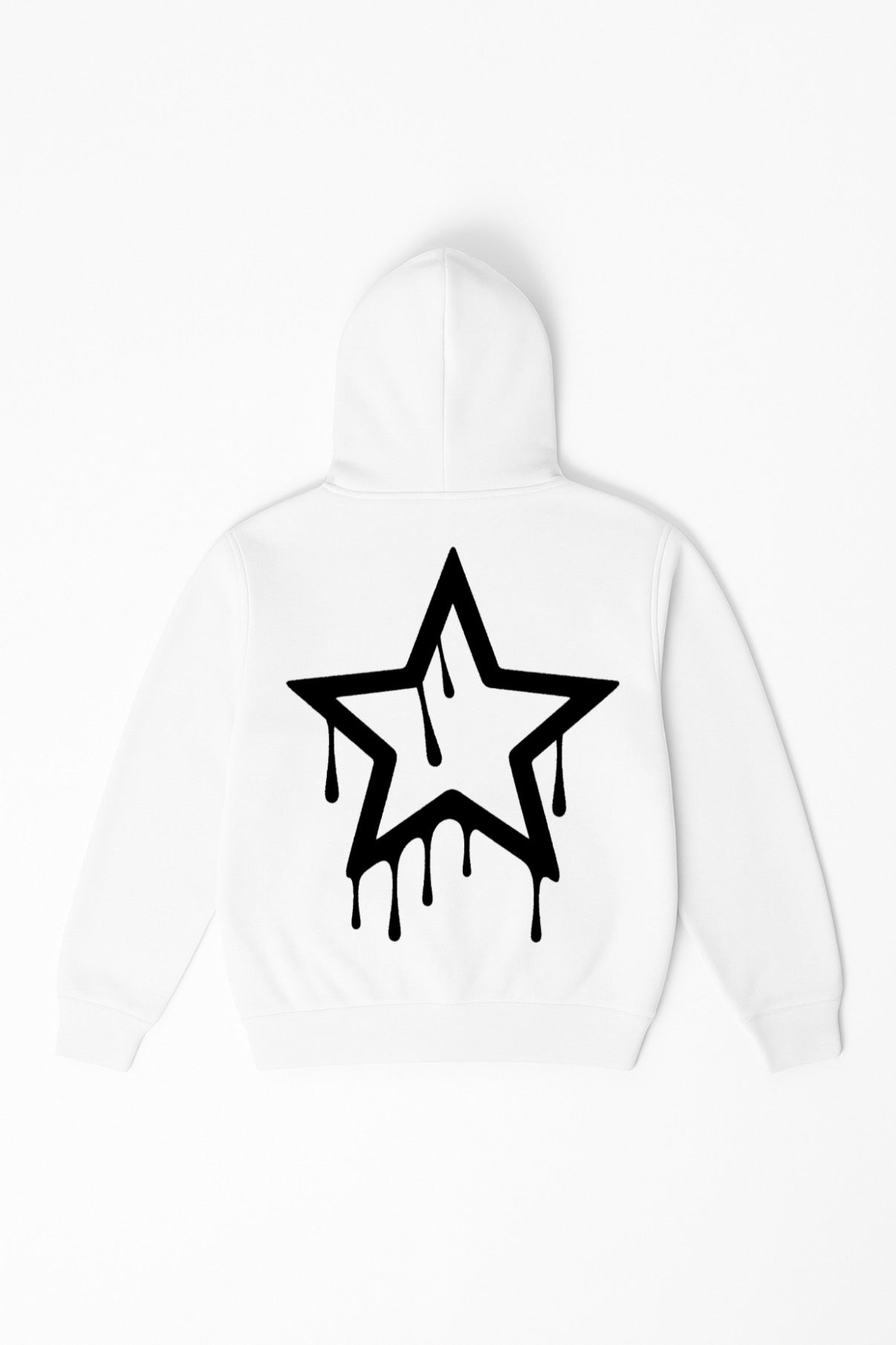 White "DripTop Hoodie - Drip Starr